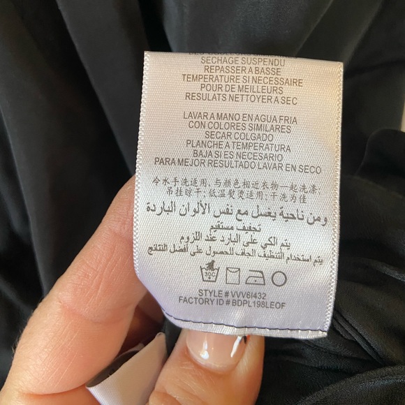 BCBGMAXAZRIA One Shoulder Party Dress Winter Formal Black Size 6 - Picture 10 of 10